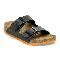 Birkenstock Birkenstock Kids Arizona - Desert Soil Black Orange Narrow