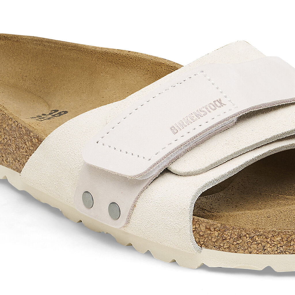 Birkenstock Birkenstock Oita Suede Leather - Antique White Narrow