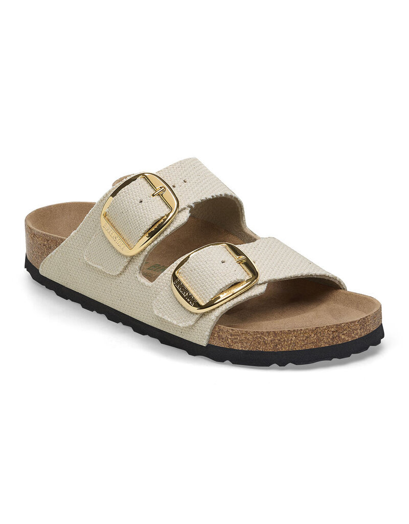 Birkenstock Birkenstock Vegan Arizona Big Buckle - Canvas Eggshell Narrow