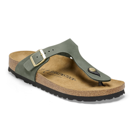 Birkenstock Birkenstock Gizeh Nubuck Leather - Thyme Narrow