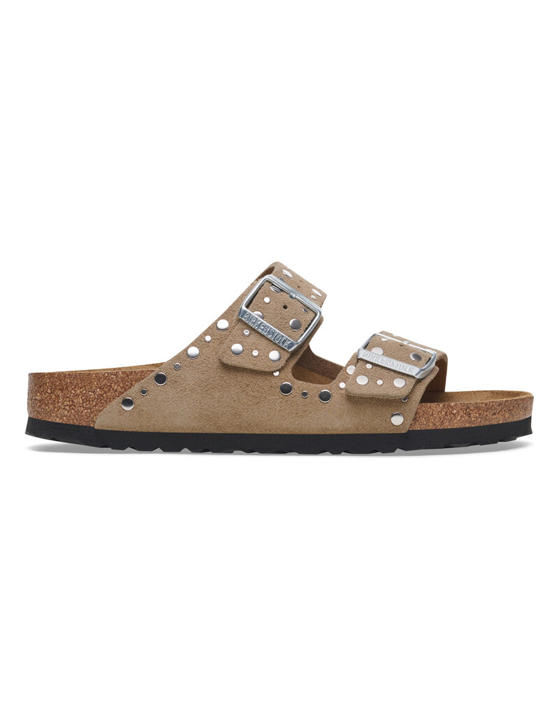 Birkenstock Birkenstock Arizona Rivet Suede - Taupe Narrow