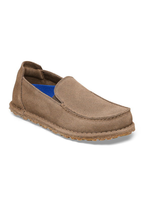 Birkenstock Birkenstock Utti Slip On Suede Leather - Gray Taupe Regular