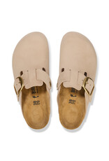 Birkenstock Birkenstock Boston Big Buckle Nubuk Leather - Sandcastle Narrow