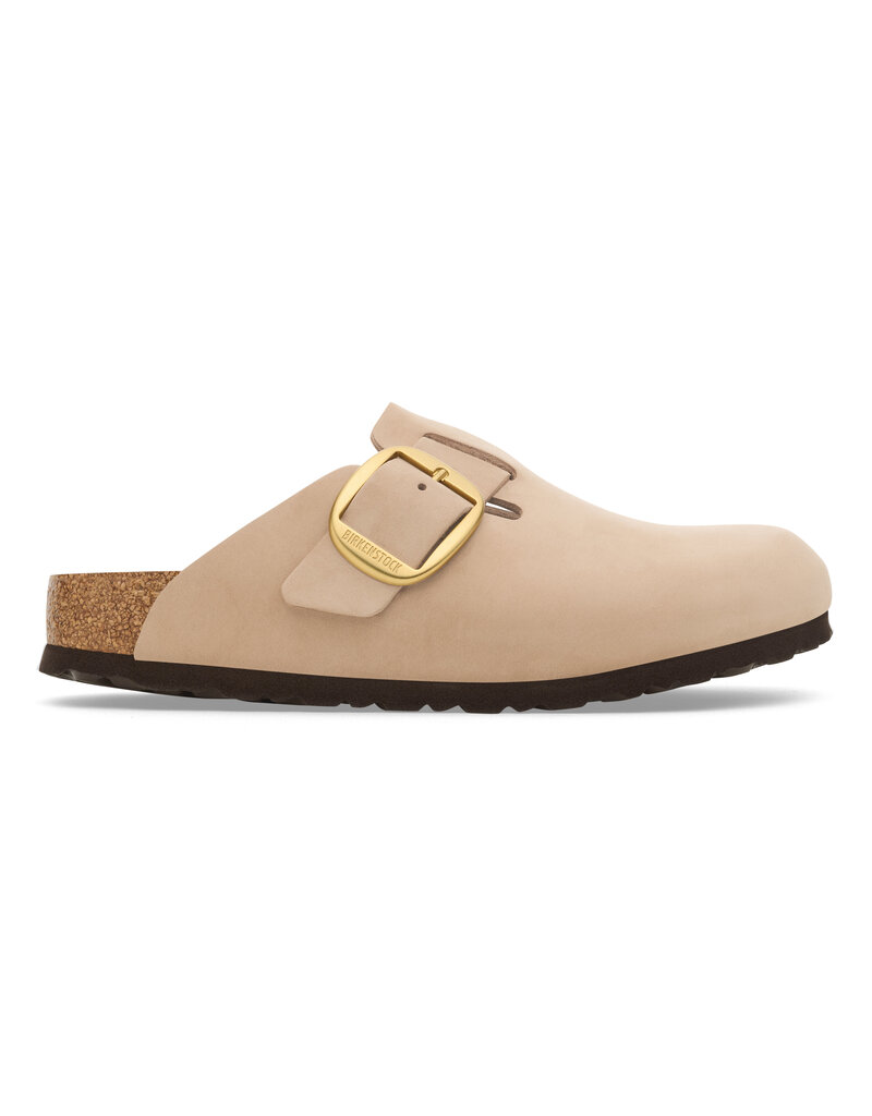 Birkenstock Birkenstock Boston Big Buckle Nubuk Leather - Sandcastle Narrow