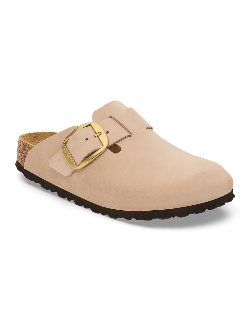Birkenstock Birkenstock Boston Big Buckle Nubuk Leather - Sandcastle Narrow