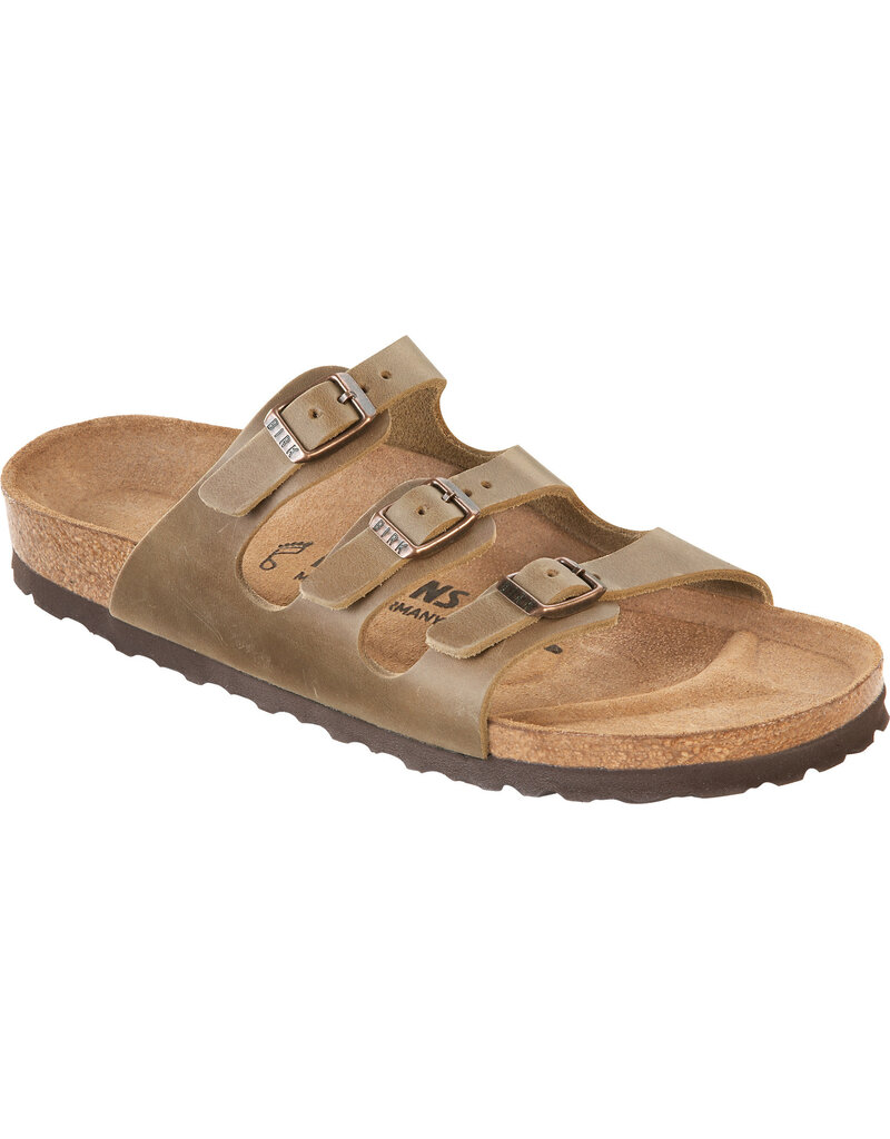 Birkenstock Birkenstock Florida Soft Footbed Natural Leather Oiled - Tabacco Brown Regular
