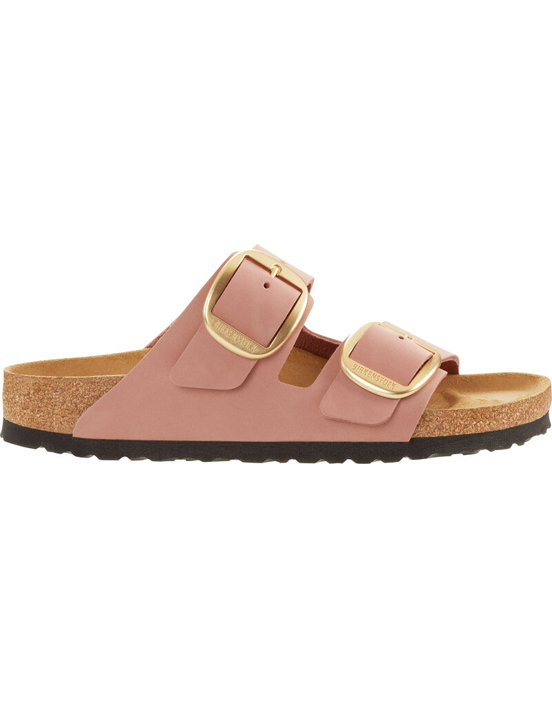 Birkenstock Birkenstock Arizona Big Buckle Nubuk Leather - Old Rose Narrow