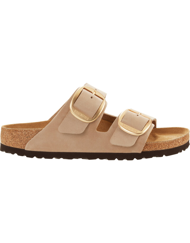 Birkenstock Birkenstock Arizona Big Buckle Nubuk Leather - Sandcastle Narrow