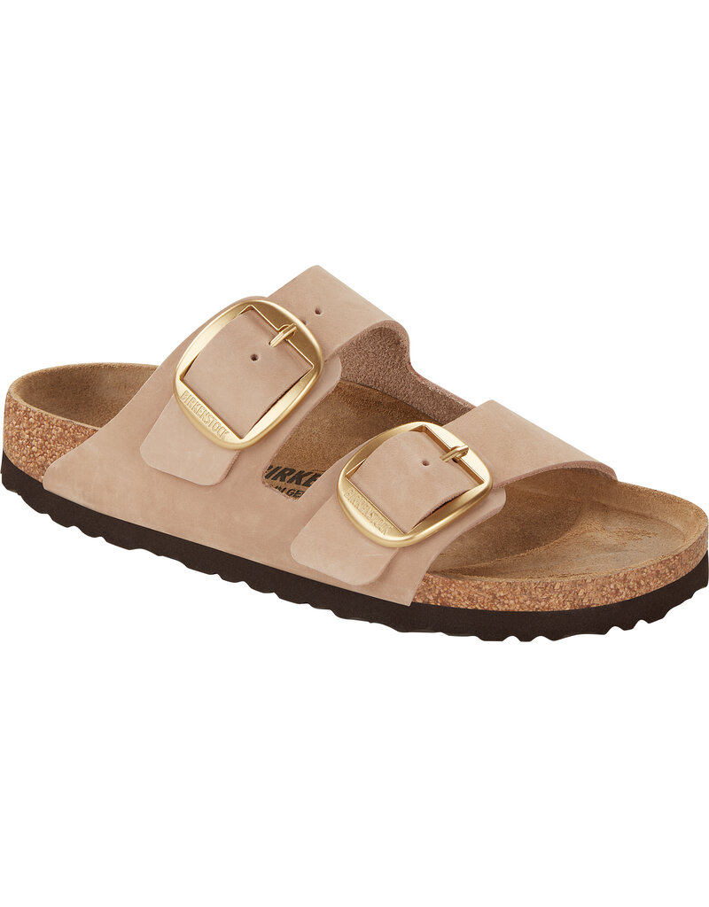 Birkenstock Birkenstock Arizona Big Buckle Nubuk Leather - Sandcastle Narrow