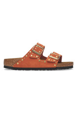 Birkenstock Birkenstock Arizona Rivet Suede Leather - Dark Rust Narrow
