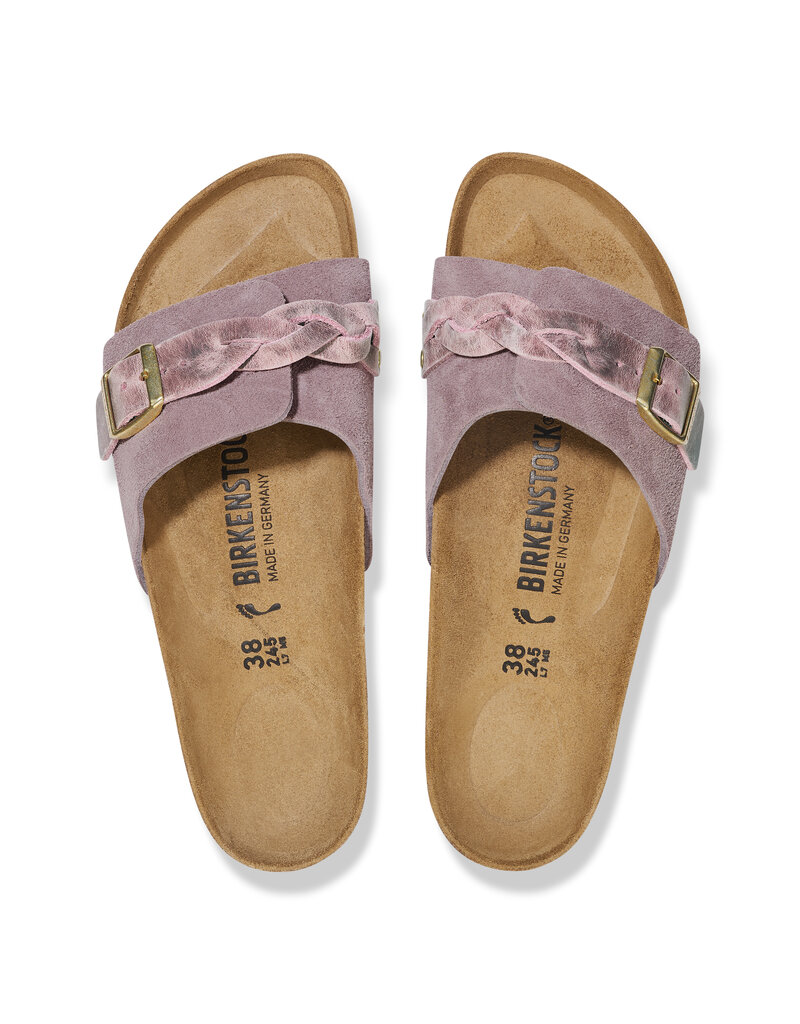 Birkenstock Birkenstock Oita Braided Suede Leather - Faded Purple Narrow