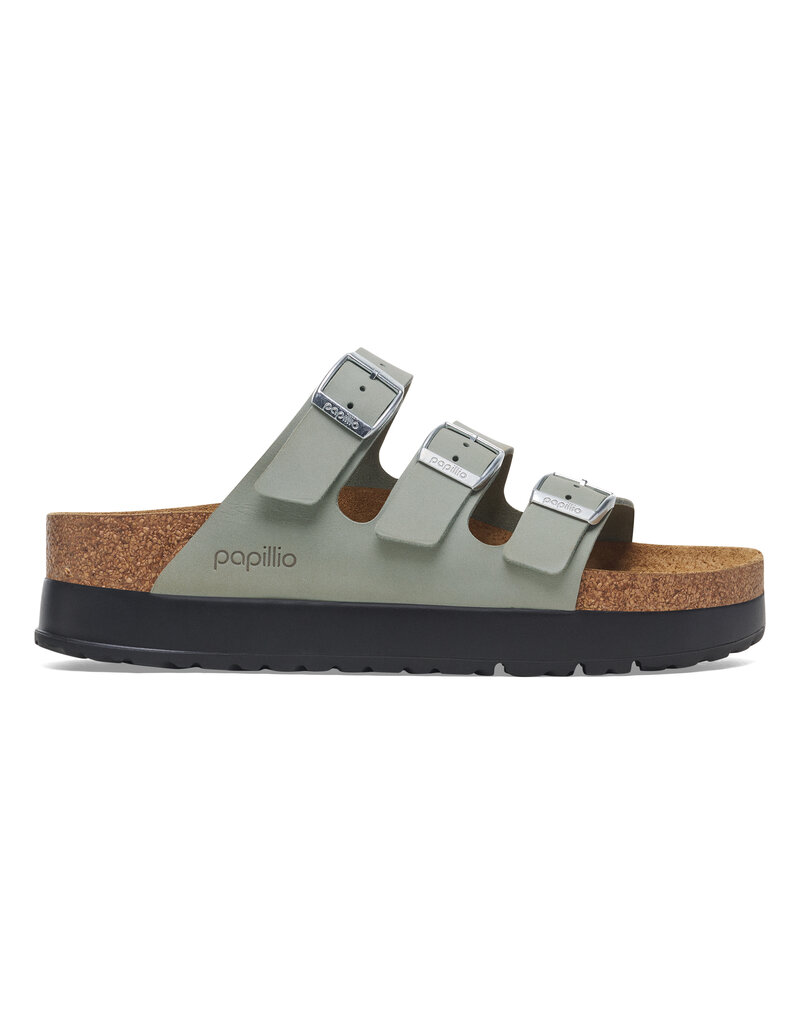Birkenstock Birkenstock Papillio Florida Platform Nubuk Leather - Pure Sage Narrow