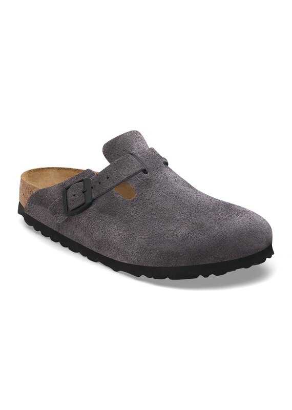 Birkenstock Birkenstock Boston Suede Leather - Velvet Grey Narrow