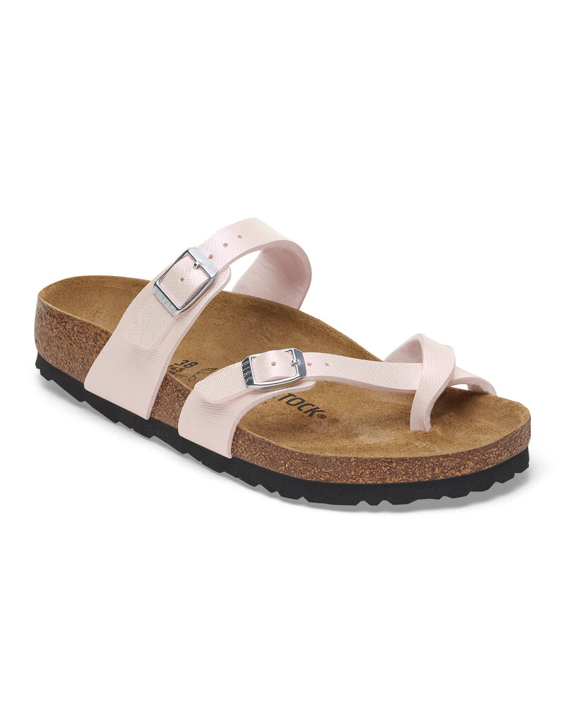 Birkenstock Birkenstock Mayari BF - Saffiano Iridescent Light Rose Regular