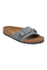 Birkenstock Birkenstock Oita Braided Suede Leather - Basalt Gray narrow