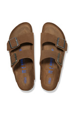 Birkenstock Birkenstock Arizona SFB Suede Leather - Dark Tea Narrow