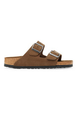 Birkenstock Birkenstock Arizona SFB Suede Leather - Dark Tea Narrow