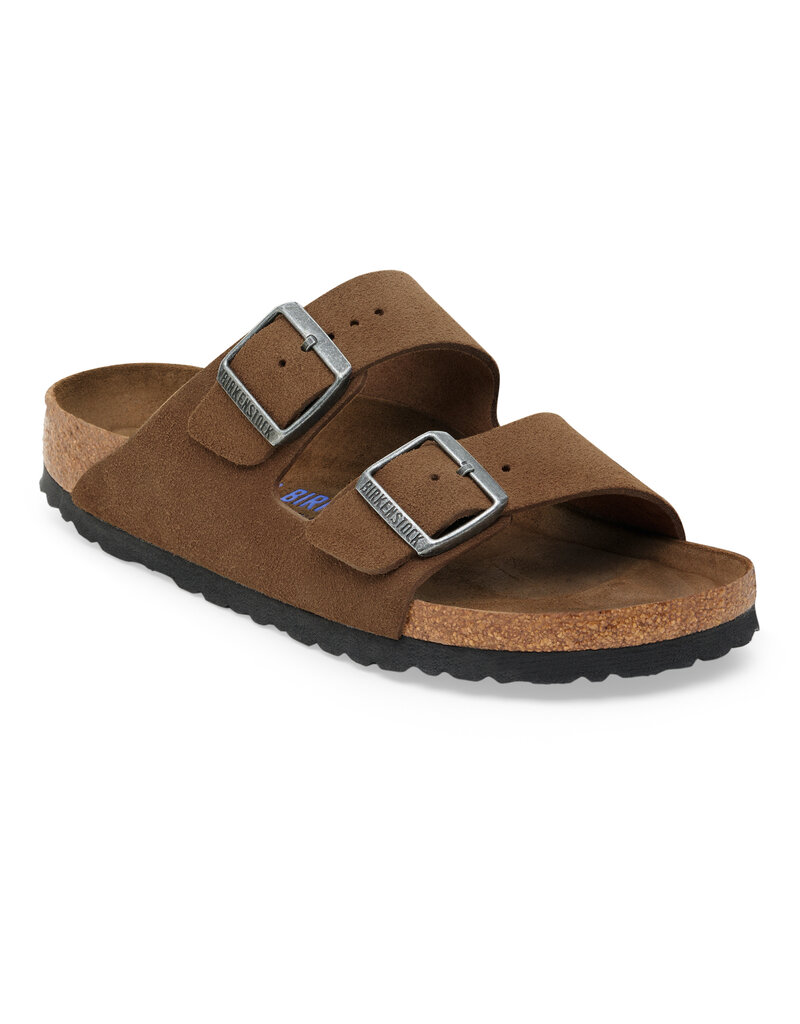 Birkenstock Birkenstock Arizona SFB Suede Leather - Dark Tea Narrow