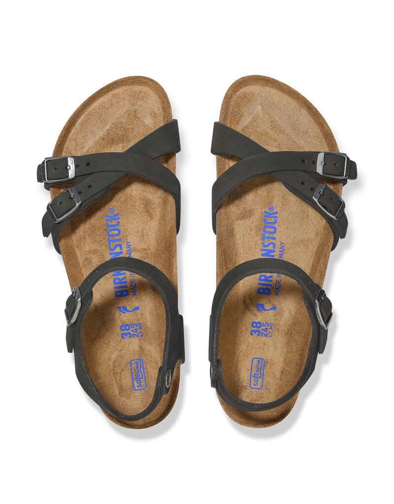 Birkenstock Birkenstock Kumba SFB Nubuk Leather - Black Narrow