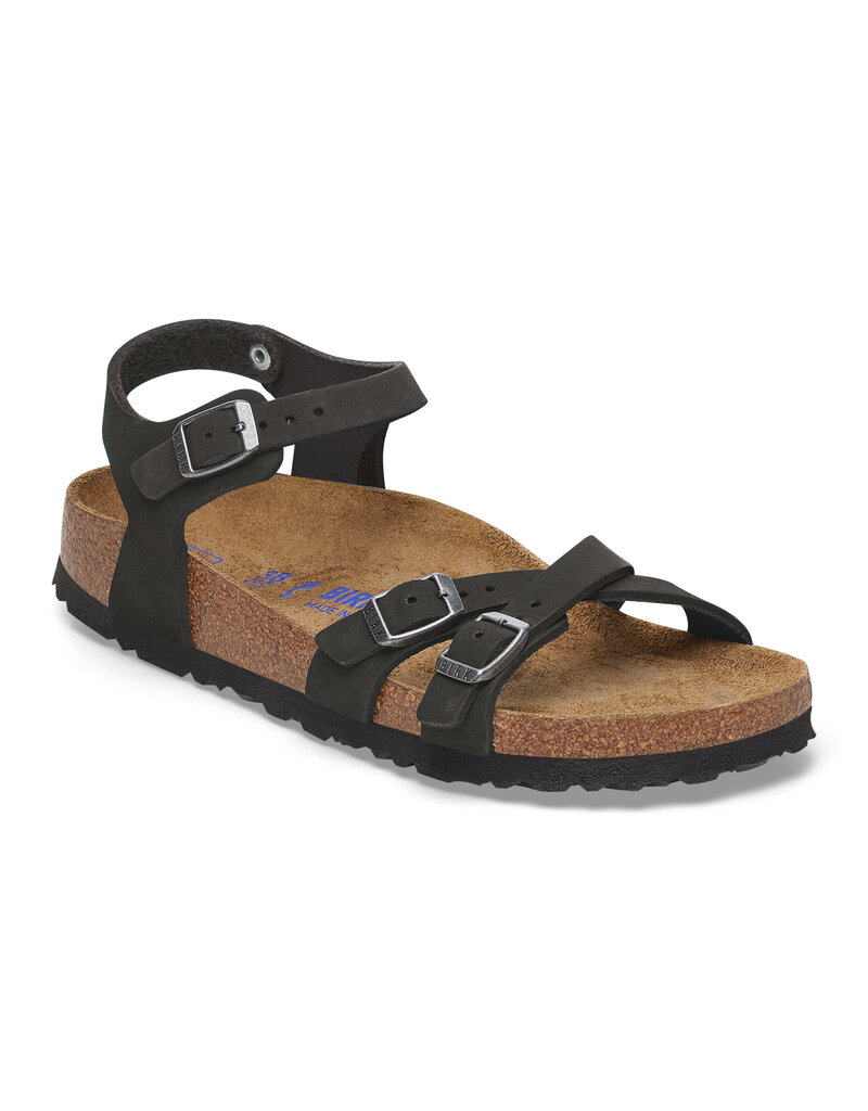 Birkenstock Birkenstock Kumba SFB Nubuk Leather - Black Narrow