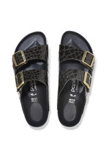 Birkenstock Birkenstock Papillio Arizona Platform Patent Leather Embossed - Black Narrow