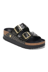 Birkenstock Birkenstock Papillio Arizona Platform Patent Leather Embossed - Black Narrow