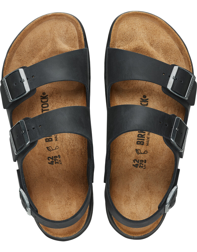 Birkenstock Birkenstock CT Milano Waxy Leather - Black Regular