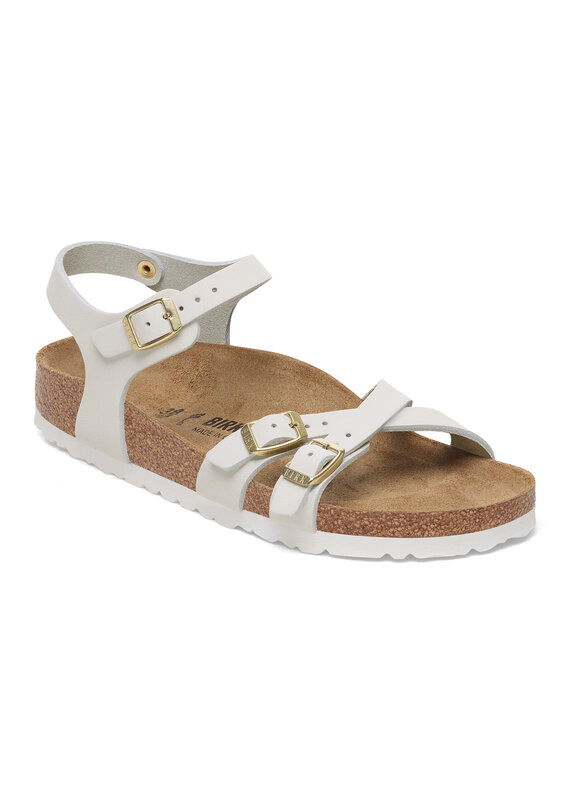 Birkenstock Birkenstock Kumba Nubuk Leather - Antique White Narrow