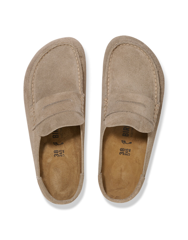 Birkenstock Birkenstock Naples Wrapped Suede leather - Taupe Narrow