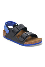 Birkenstock Birkenstock Kids Milano BF - Desert Soil Black Ultra Blue Narrow