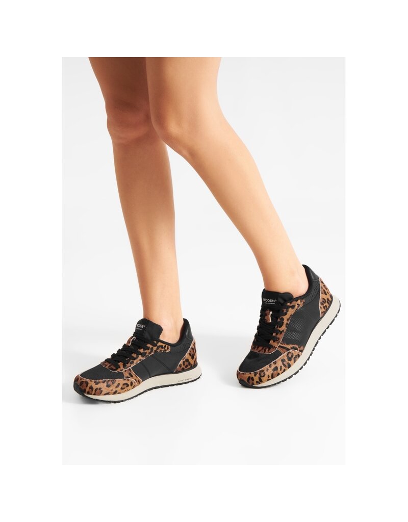 Woden Woden Ronja Cowhair - Leopard Black