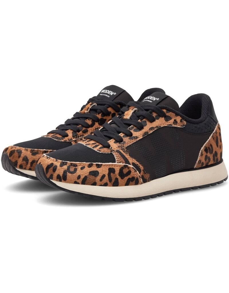 Woden Woden Ronja Cowhair - Leopard Black