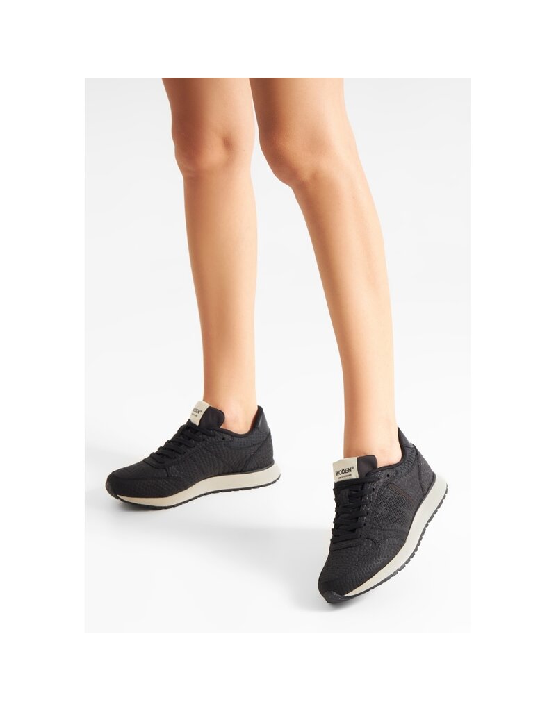 Woden Woden Ronja Croco - Black
