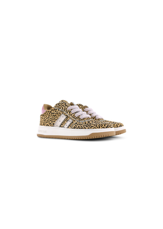 Shoesme Shoesme Sneaker New Outsole - Leopard Cognac