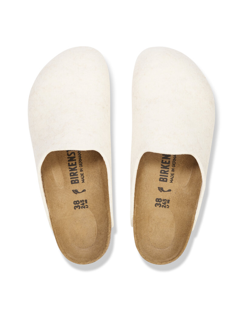Birkenstock Birkenstock Amsterdam Wool Felt - Eggshell Regular