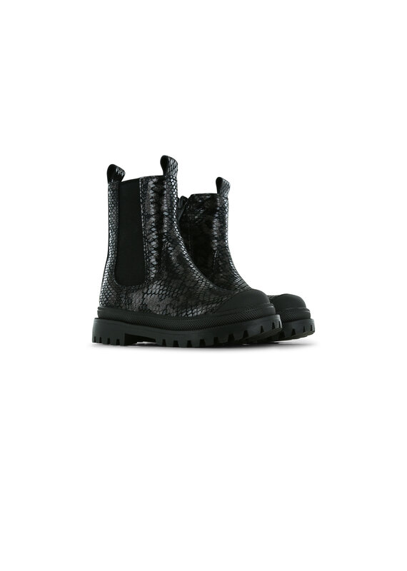 Shoesme Shoesme Boots New Tank - Black Metallic