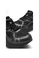 Woden Woden Freja Runner Textile Leather - Black