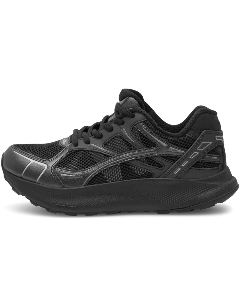 Woden Woden Freja Runner Textile Leather - Black
