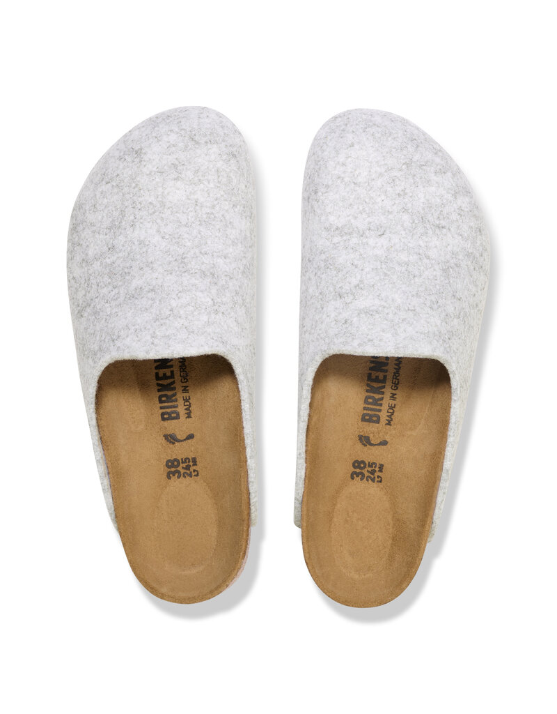Birkenstock Birkenstock Amsterdam Wool Felt - Light Grey Regular