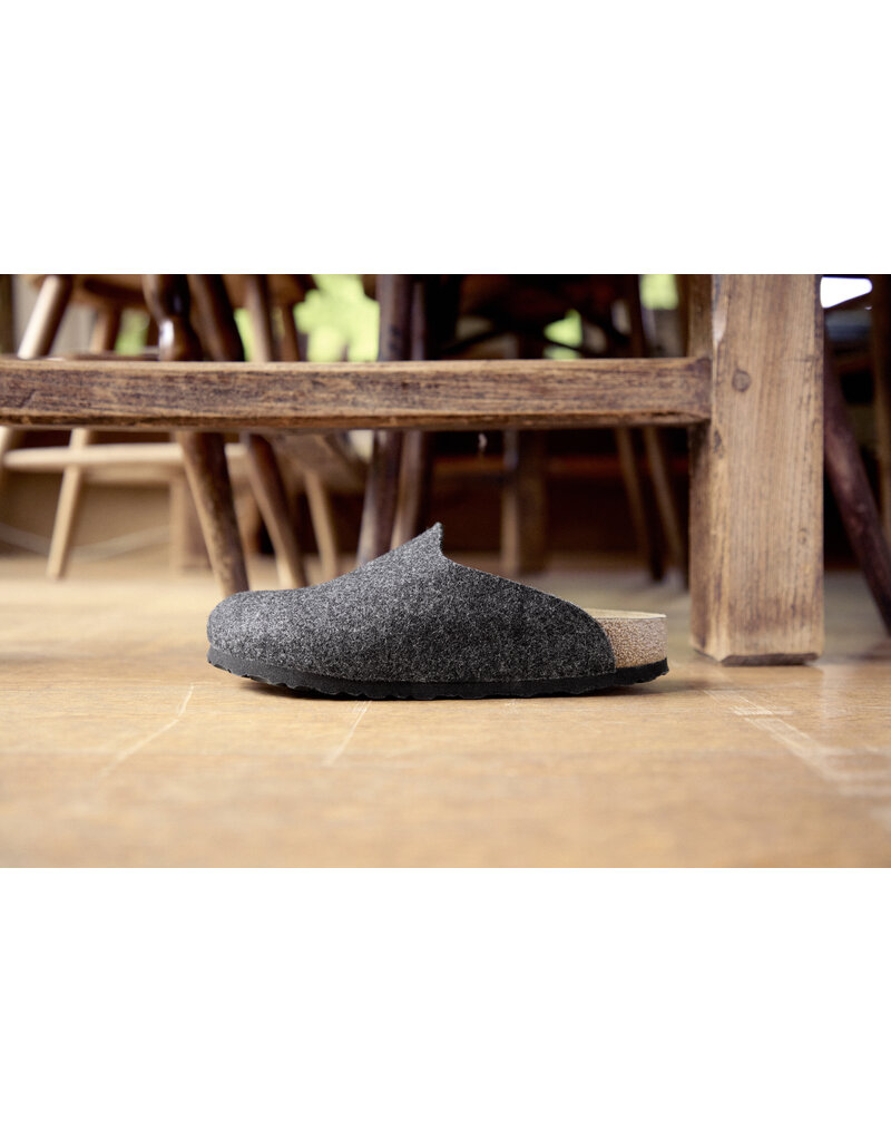 Birkenstock Birkenstock Amsterdam  Wool Felt - Anthracite Regular