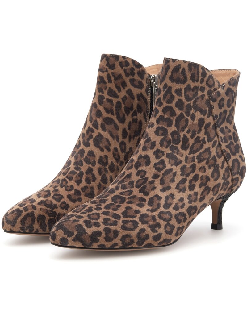 Woden Woden Saga Zip S Suede - Leopard