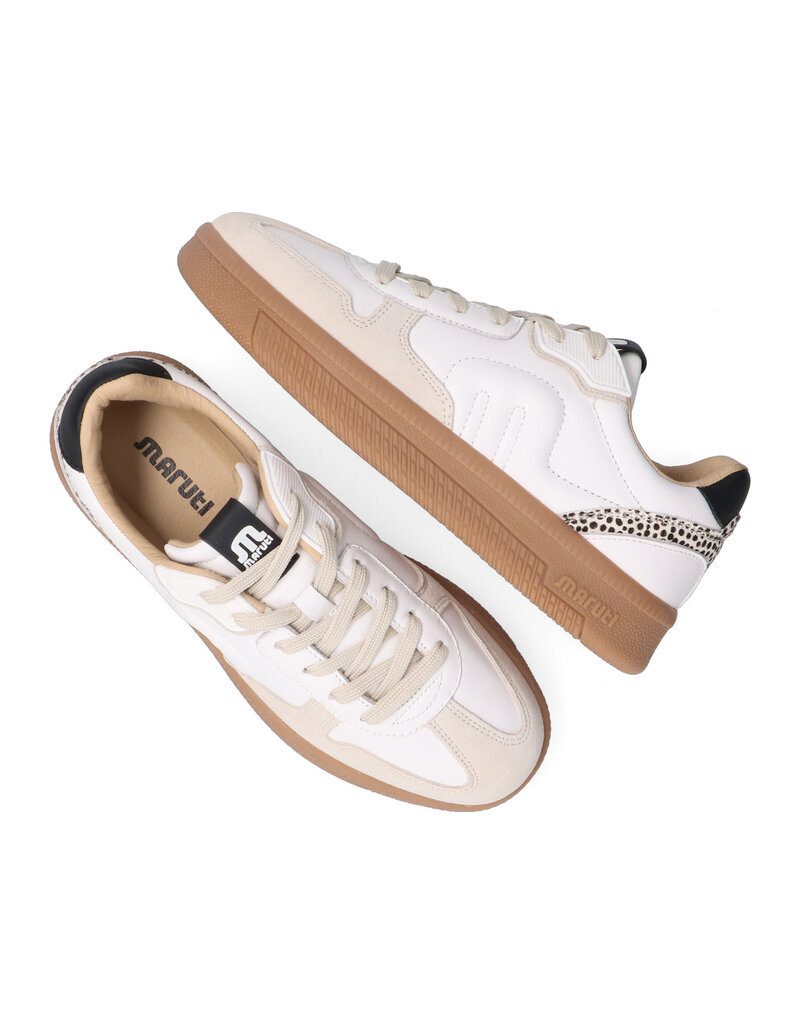 Maruti Maruti Yale Suede - White Beige Black