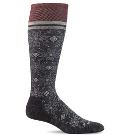 Sockwell Sockwell Winterland Compressie 15-20 - Charcoal Sparkle