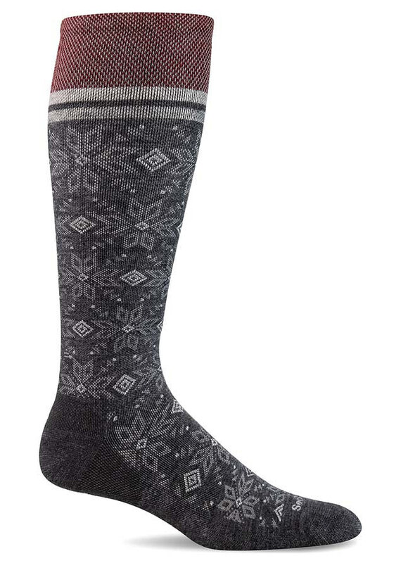 Sockwell Sockwell Winterland Compressie 15-20 - Charcoal Sparkle