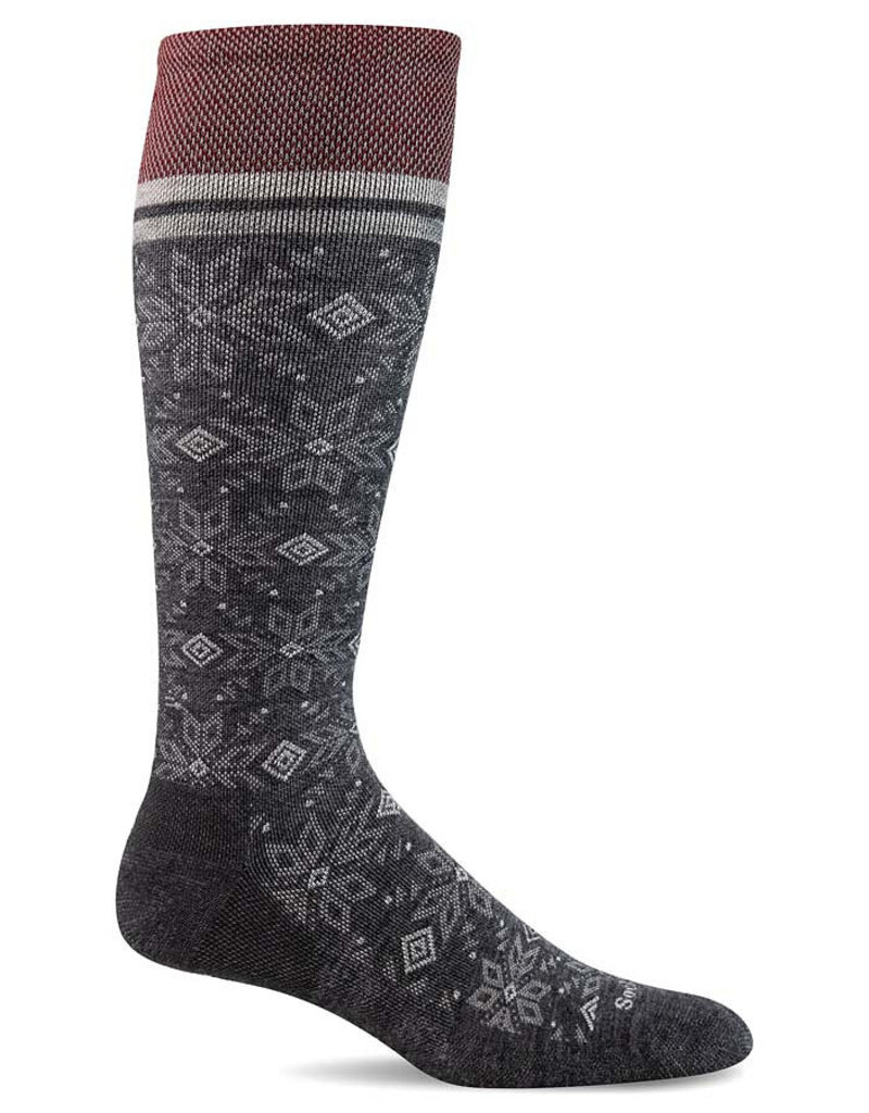 Sockwell Sockwell Winterland Compressie 15-20 - Charcoal Sparkle