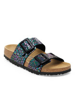 Birkenstock Birkenstock Sydney Cushion Buckle - Shiny Snake Black Narrow