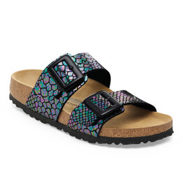 Birkenstock Birkenstock Sydney Cushion Buckle - Shiny Snake Black Narrow