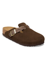 Birkenstock Birkenstock Boston BraidedSuede Leather - Carafe Narrow