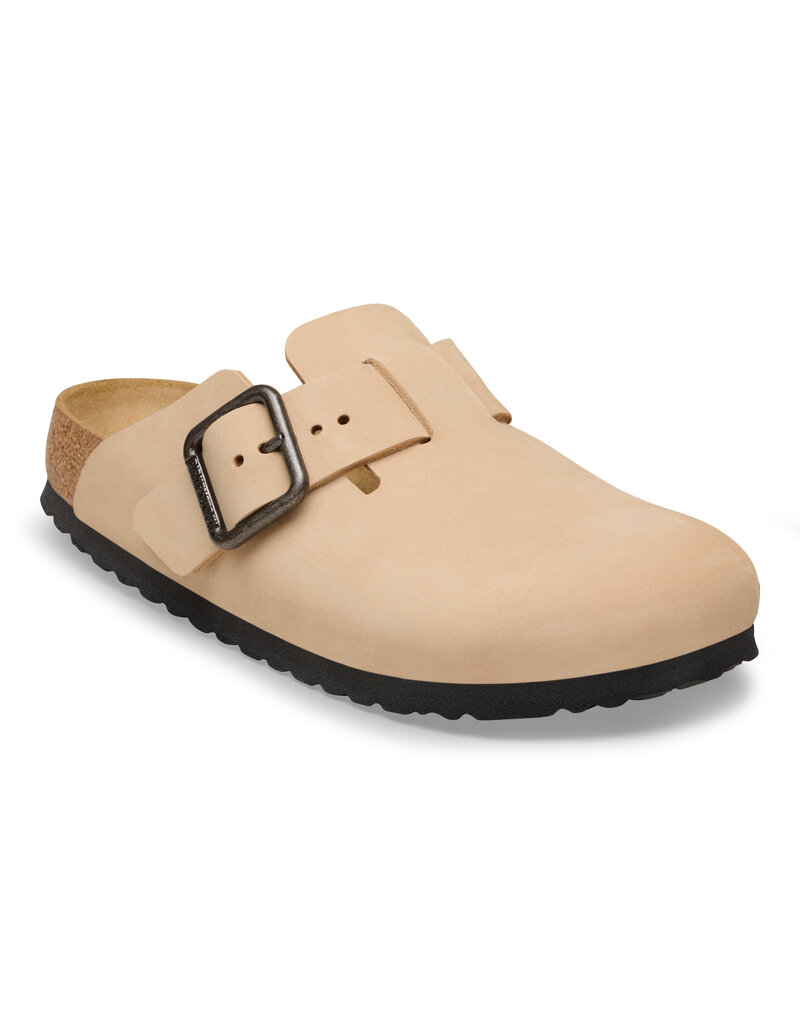 Birkenstock Birkenstock Boston Wire Buckle Nubuck Leather - Sandcastle Regular