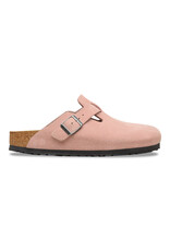 Birkenstock Birkenstock Boston Suede Leather - Pink Clay Narrow